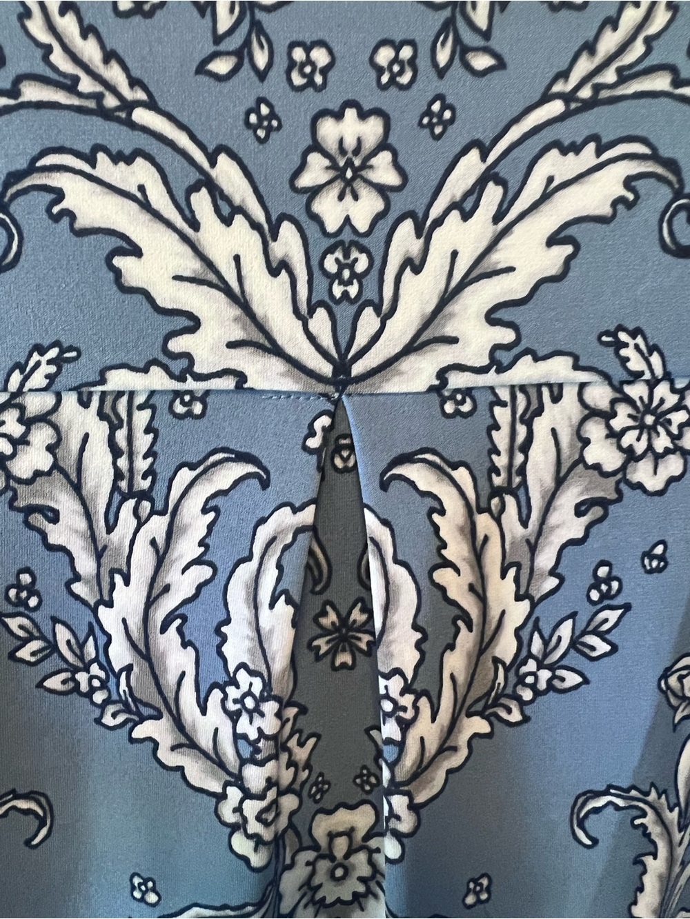 💙Belle by Kim Gravel Blue Floral Paisley Tunic Top Size Large QVC Boutique💙 - Picture 10 of 11